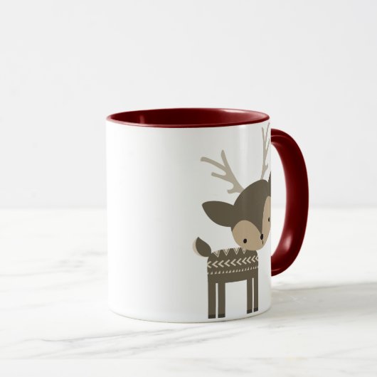 Mok kerstrendieren (Voorkant rechts)