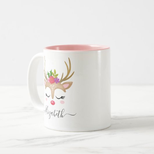 Mok kerstrendieren (Voorkant links)