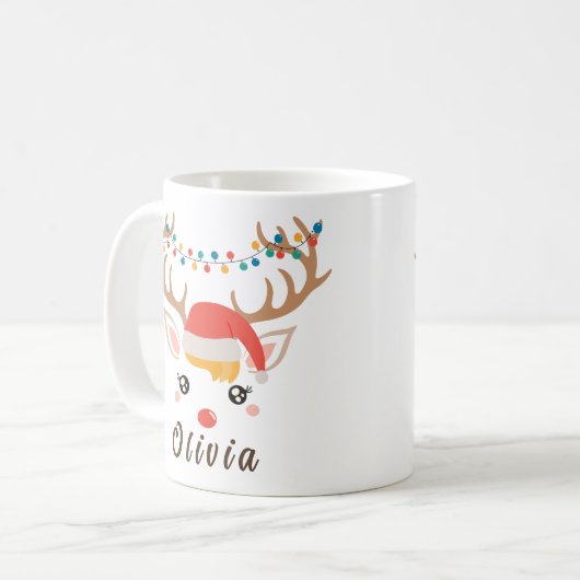Mok kerstrendieren (Voorkant links)