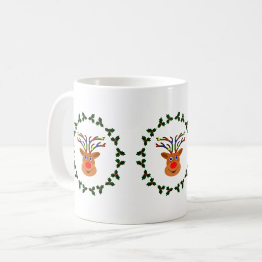 Mok kerstrendieren (Voorkant links)
