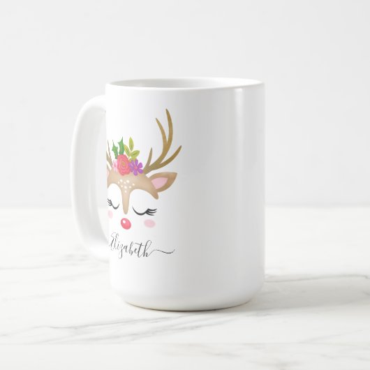 Mok kerstrendieren (Voorkant links)