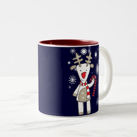 Mok kerstrendieren (Voorkant rechts)