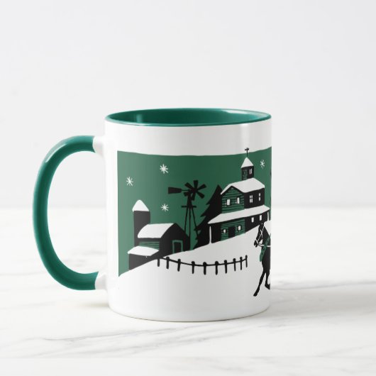 mok kerstsneeuwscène uit 1940 (Links)