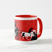 mok kerstsneeuwscène uit 1940 (Voorkant rechts)