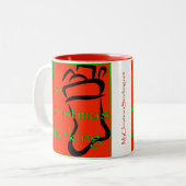 Mok kerststooking (Voorkant links)