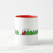 Mok kersttrein (Midden)