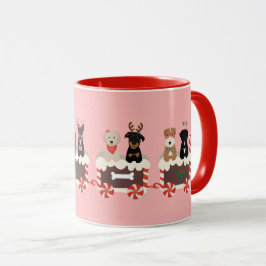 Mok kerstvakantiewagen