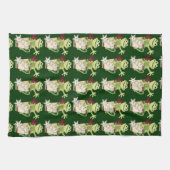 Mok Keukenhanddoek met kerstkikker (Horizontaal)