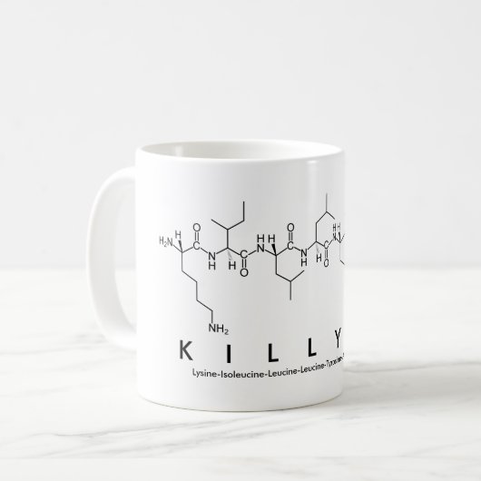 Mok Killyan peptide name (Voorkant links)