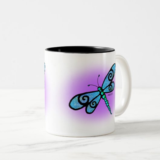 Mok KiniArt Dragonfly (Voorkant rechts)
