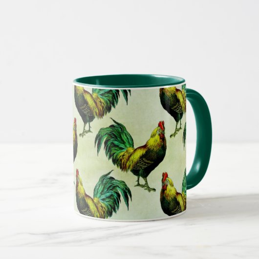 Mok kippen (Voorkant rechts)