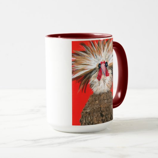 Mok kippen (Voorkant rechts)