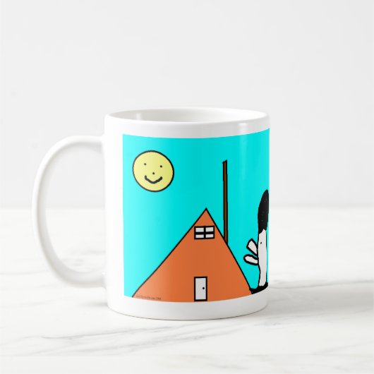 Mok kippenhuis (Links)