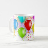 Mok kleurrijke ballon - Aanpassen (Voorkant links)