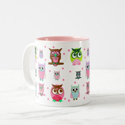 Mok kleurrijke Cartoon (Voorkant links)