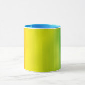 Mok kleurrijke regenboogstrips (Midden)