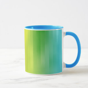 Mok kleurrijke regenboogstrips