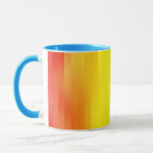 Mok kleurrijke regenboogstrips (Links)