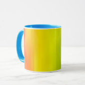Mok kleurrijke regenboogstrips (Voorkant links)