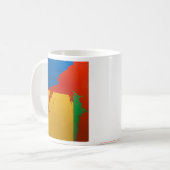 Mok: "Kleurvulling" Koffiemok (Voorkant links)
