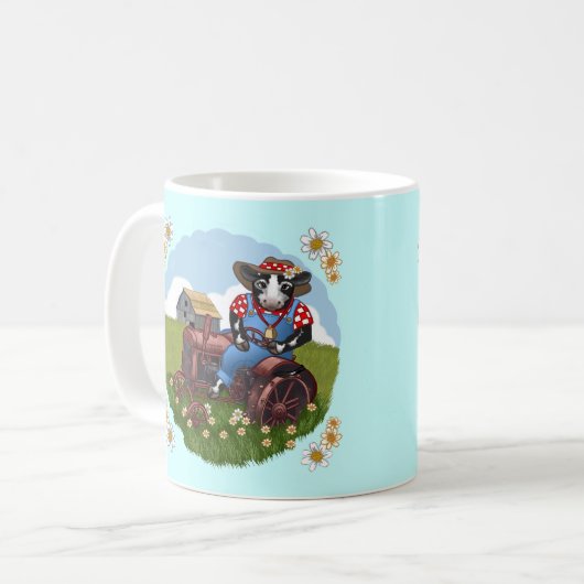 mok koe aandrijftractor (Voorkant links)