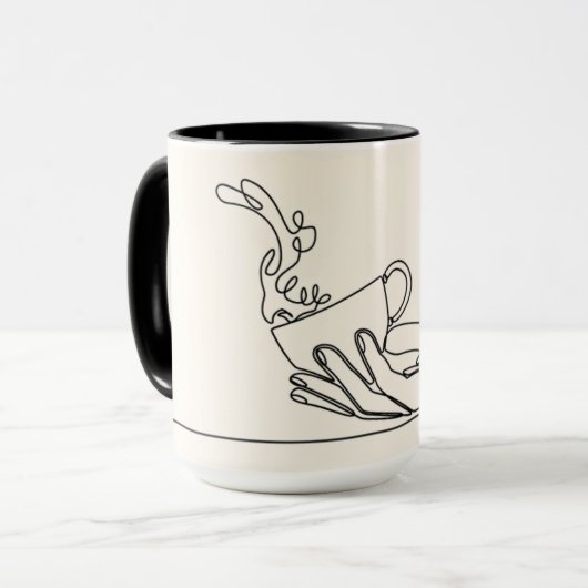 mok koffie (Voorkant links)