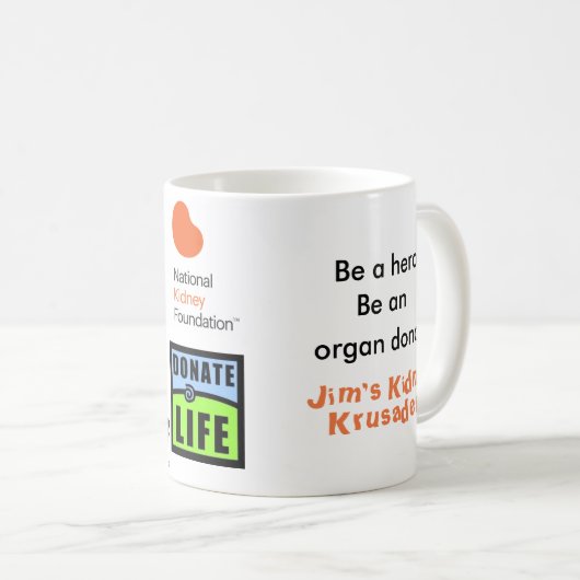 Mok Koffie doneren (Voorkant rechts)