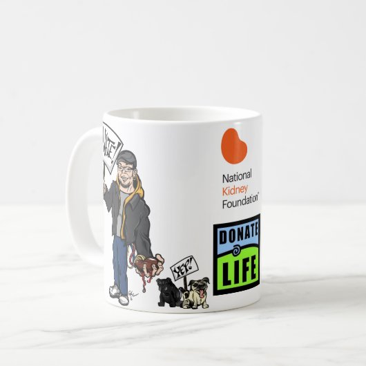 Mok Koffie doneren (Voorkant links)