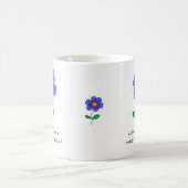 Mok "Koffie en bloemen maken alles beter!" (Center)