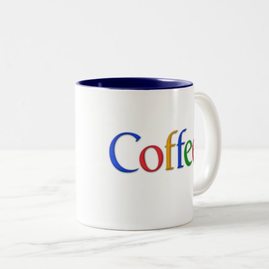 mok koffie ( google logo ) (Voorkant rechts)