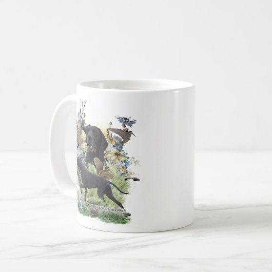 Mok koffie in het Duits Shorthaired Pointers (SAP) (Voorkant links)