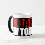 Mok koffie in New York City "El Barrio" (Voorkant links)