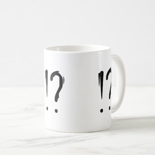 Mok koffie - Interobang (Voorkant rechts)