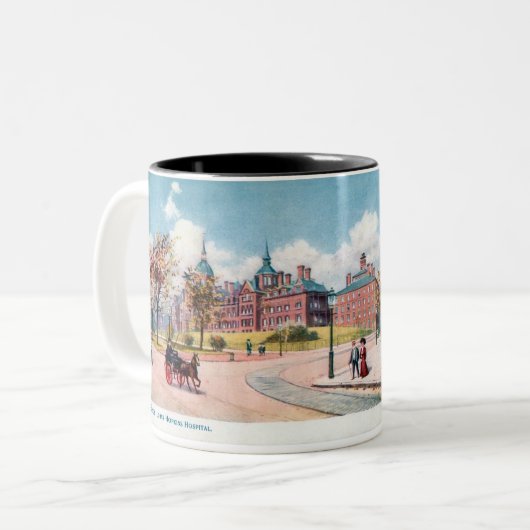 Mok koffie - Johns Hopkins Hospital, Baltimore, MD (Voorkant links)