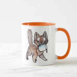 Mok koffie-Kat