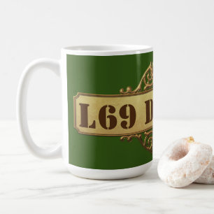 mok koffie "L69 design logo"