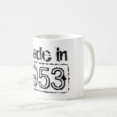  mok koffie met aangepast geboortejaar | 1953 (Voorkant rechts)