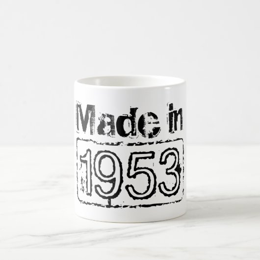  mok koffie met aangepast geboortejaar | 1953 (Center)
