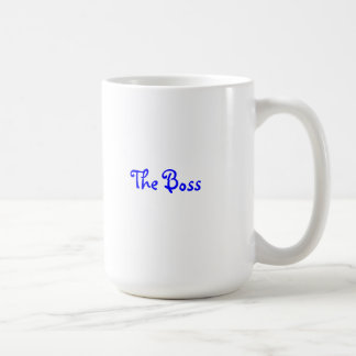 mok koffie met de slogan "The Boss"