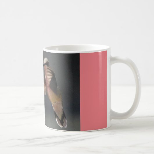 mok koffie met kolibrie...rust (Rechts)