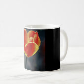 mok koffie met rode tulp (Voorkant rechts)