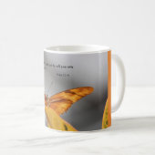 mok koffie met vlinder (Voorkant rechts)