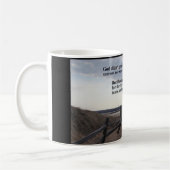 mok koffie met weg naar het meer...beloften (Links)