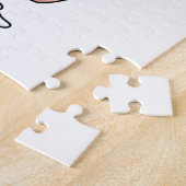 Mok koffie met zonnebrillen legpuzzel (Zijkant)