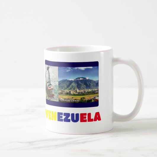 Mok Koffie mok Ik hou van Venezuela, aanpasbaar (Rechts)