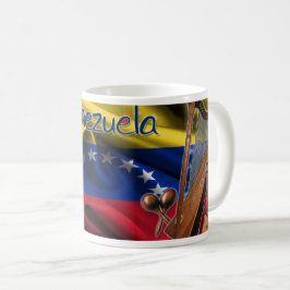 Mok Koffie mok Ik hou van Venezuela, aanpasbaar