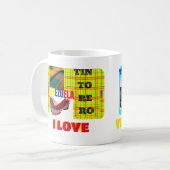 Mok Koffie mok Ik hou van Venezuela, aanpasbaar (Voorkant links)