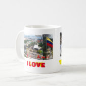 Mok Koffie mok Ik hou van Venezuela, aanpasbaar (Voorkant links)