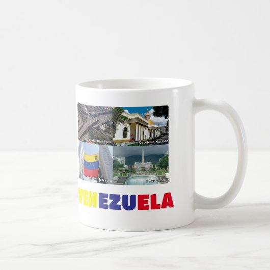 Mok Koffie mok Ik hou van Venezuela, aanpasbaar (Rechts)