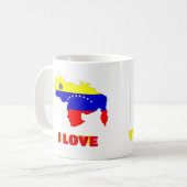 Mok Koffie mok Ik hou van Venezuela, aanpasbaar (Voorkant links)